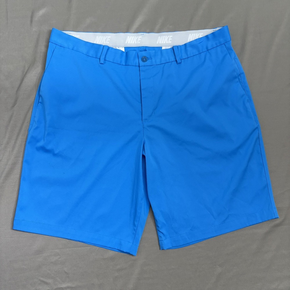 Nike Golf Dri-Fit Shorts Mens's Size 38 Royal Blue Standard Fit Walking